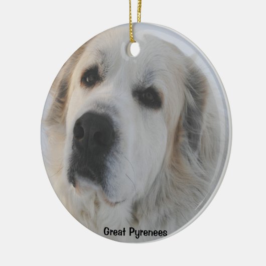 Große Pyrenäen Keramikornament (Links)