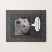 Große Pyrenäen-Kranker des Winters Puzzle (Horizontal)