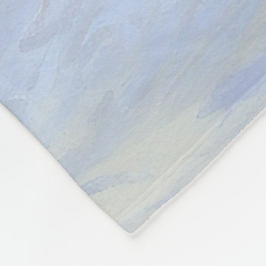 Große Pyrenäen lassen es Weihnachten erahnen Fleecedecke (Ecke)