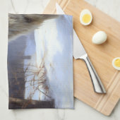 Große Pyrenäen lassen es Weihnachten erahnen Geschirrtuch (Viertel Falte)