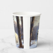 Große Pyrenäen lassen es Weihnachten erahnen Pappbecher (Rechts)