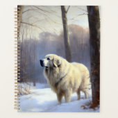 Große Pyrenäen lassen es Weihnachten erahnen Planer (Vorderseite)