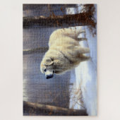 Große Pyrenäen lassen es Weihnachten erahnen Puzzle (Vertikal)