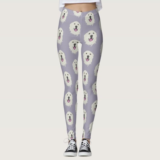 Große Pyrenäen Leggings (Vorderseite)