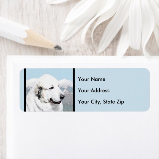 Große Pyrenäen Malerei - Original Hunde Kunst (Insitu)