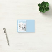 Große Pyrenäen Malerei - Original Hunde Kunst Post-it Klebezettel (Büro)
