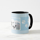 Große Pyrenäen Malerei - Original Hunde Kunst Tasse (VorderseiteRechts)
