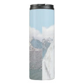 Große Pyrenäen Malerei - Original Hunde Kunst Thermosbecher (Rückseite)