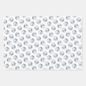 Große Pyrenäen Malerei White Original Hunde Kunst Geschenkpapier Set (Vorderseite 2)