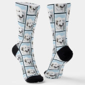 Große Pyrenäen Malerei White Original Hunde Kunst Socken (Gewinkelt)