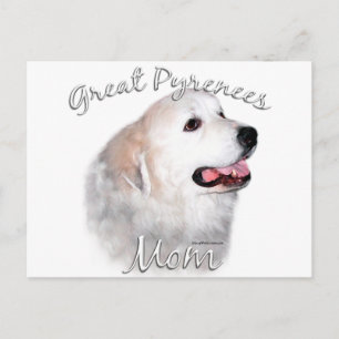 Große Pyrenäen Mama 2 Postkarte