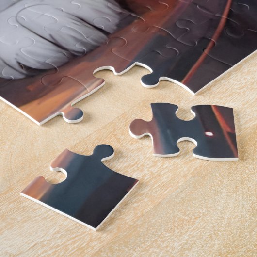 Große Pyrenäen Mama und Welpen mit Milchshakes Puzzle (Seite)