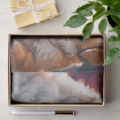 Große Pyrenäen Mama und Welpen mit Milchshakes Seidenpapier (Geschenk)