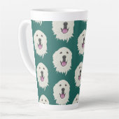 Große Pyrenäen Milchtasse (Linke Ecke)