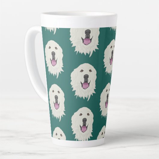 Große Pyrenäen Milchtasse (Linke Ecke)