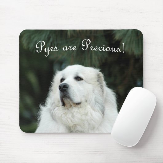 Große Pyrenäen Mousepad (Mit Mouse)