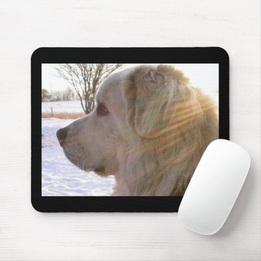 Große Pyrenäen Mousepad (Mit Mouse)