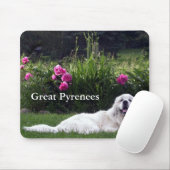 Große Pyrenäen Mousepad (Mit Mouse)