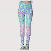 Große Pyrenäen Ostern Leggings (Vorderseite)
