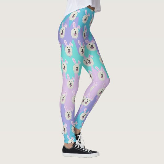 Große Pyrenäen Ostern Leggings (Rechts)