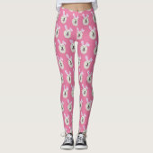 Große Pyrenäen Ostern  Leggings (Vorderseite)