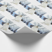 Große Pyrenäen-Packpapier Geschenkpapier (Ecke)