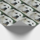 Große Pyrenäen-Packpapier Geschenkpapier (Ecke)