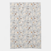 Große Pyrenäen Paws and Bones Küchentücher (Vertikal)