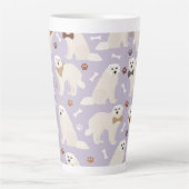 Große Pyrenäen Paws und Knochen Milchtasse (Vorderseite)