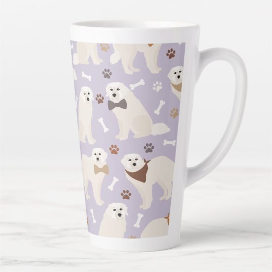 Große Pyrenäen Paws und Knochen Milchtasse (Rechts)