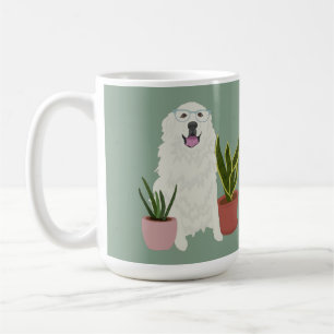 Große Pyrenäen-Pflanze Kaffeetasse