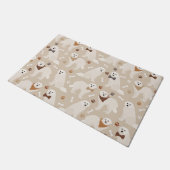 Große Pyrenäen Pfoten und Knochen Türmatte (Schrägansicht)