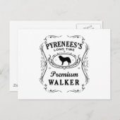 Große Pyrenäen Postkarte (Vorne/Hinten)