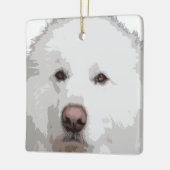 Grosse Pyrenäen Ristorante La Lanchetta Keramikornament (Links)