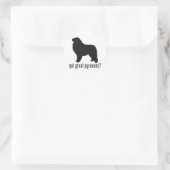 Große Pyrenäen Runder Aufkleber (Tasche)