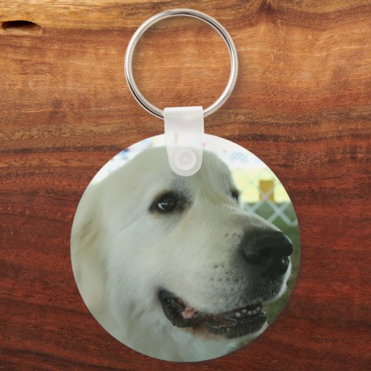 Große Pyrenäen Schlüsselanhänger (Vorderseite)