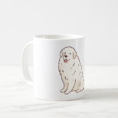 Grosse Pyrenäen � Süße Tier Art Kaffeetasse (Vorderseite Links)
