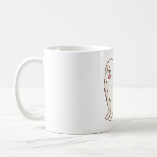 Grosse Pyrenäen � Süße Tier Art Kaffeetasse (Links)