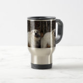 große Pyrenäen-Tasse Reisebecher (VorderseiteRechts)