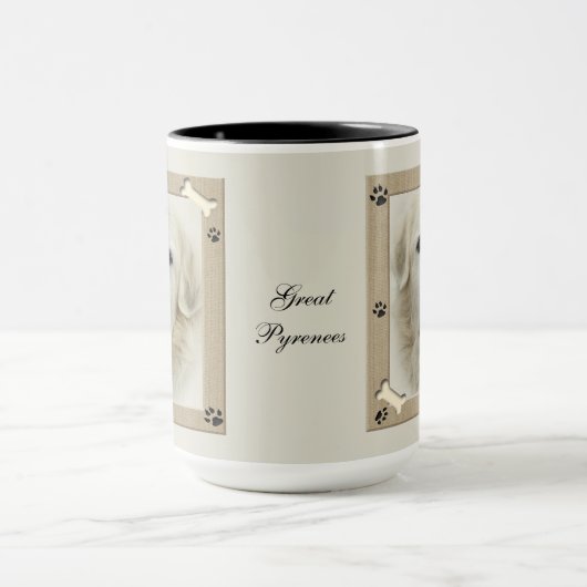 Große Pyrenäen-Tasse Tasse (Zentrum)