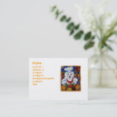 Große Pyrenäen Visitenkarten Visitenkarte (Stehend Vorderseite)