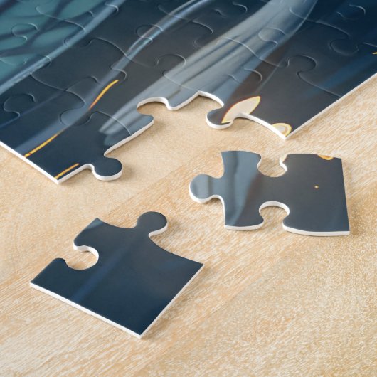 Große Pyrenäen Weihnachten Feierliche Reise Puzzle (Seite)