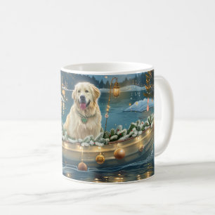 Große Pyrenäen Weihnachtliche Reise Kaffeetasse