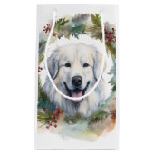Große Pyrenäen Weihnachtsfeiertag Kleine Geschenktüte (Vorderseite)