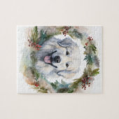 Große Pyrenäen Weihnachtsfeiertag Puzzle (Horizontal)