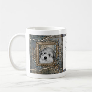Große Pyrenäen Welpe Doppelseitige Tasse 2011