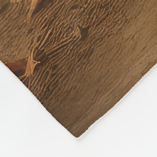 Große Pyrenäen Welpen Herbst Kürbis Fleecedecke (Ecke)