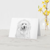 Große Pyrenäen-Zeichnen Karte (Gelbe Blume)