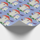 Große Pyrenäen zum Geburtstag Geschenkpapier (Ecke)