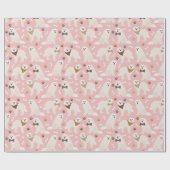 Große Pyrenäenpfeffer und Knochen-Umschlagpapier Geschenkpapier (Flach)